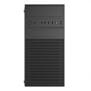 Akyga Obudowa Micro ATX AK19BK USB-C + USB 3.0 + 2x USB 2.0 czarna bez PSu Micro Tower Black
