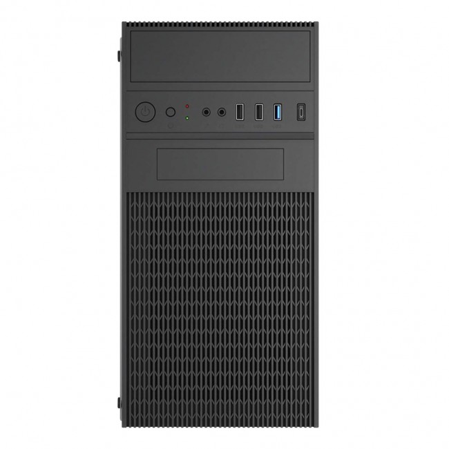 Akyga Obudowa Micro ATX AK19BK USB-C + USB 3.0 + 2x USB 2.0 czarna bez PSu Micro Tower Black
