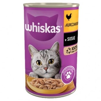 WHISKAS Chicken in sauce - wet cat food - 400g