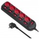 Maclean MCE204 power extension 1.5 m 5 AC outlet(s) Indoor Black, Red Maclean MCE204 power extension 1.5 m 5 AC outlet(s) Indoor Black, Red