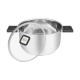 Resto Kitchenware Anser 4.4 L Round Black, Stainless steel
