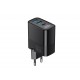 Havit UCLE001 EU - GaN three-port charger 30 W, black Havit UCLE001 EU - GaN three-port charger 30 W, black