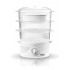 Adler AD 633 steam cooker 3 basket(s) White Freestanding 800 W