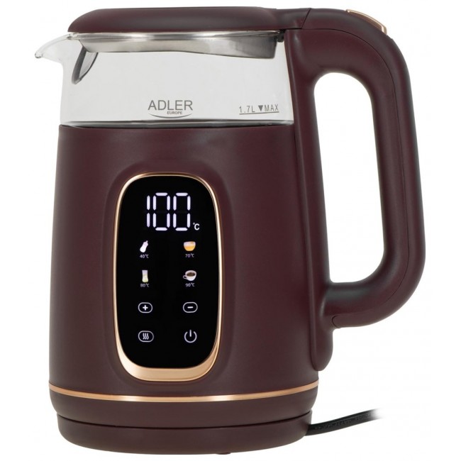 ADLER AD 1305 burgundy electric kettle ADLER AD 1305 burgundy electric kettle