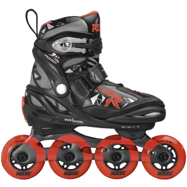 Roces Moody Boy Tif Black-Red Inline Skates 400855 02 36-40 Roces Moody Boy Tif Black-Red Inline Skates 400855 02 36-40