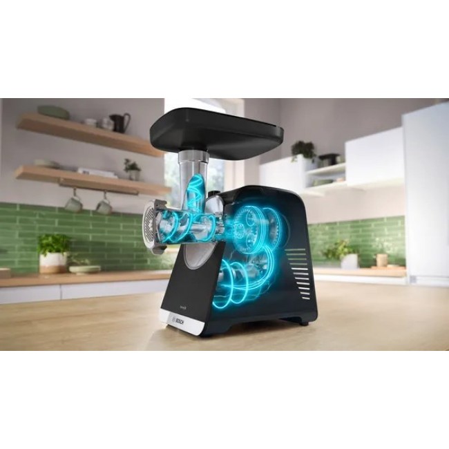 Bosch Serie 6 MFWS650B mincer 500 W Black, Silver Bosch Serie 6 MFWS650B mincer 500 W Black, Silver