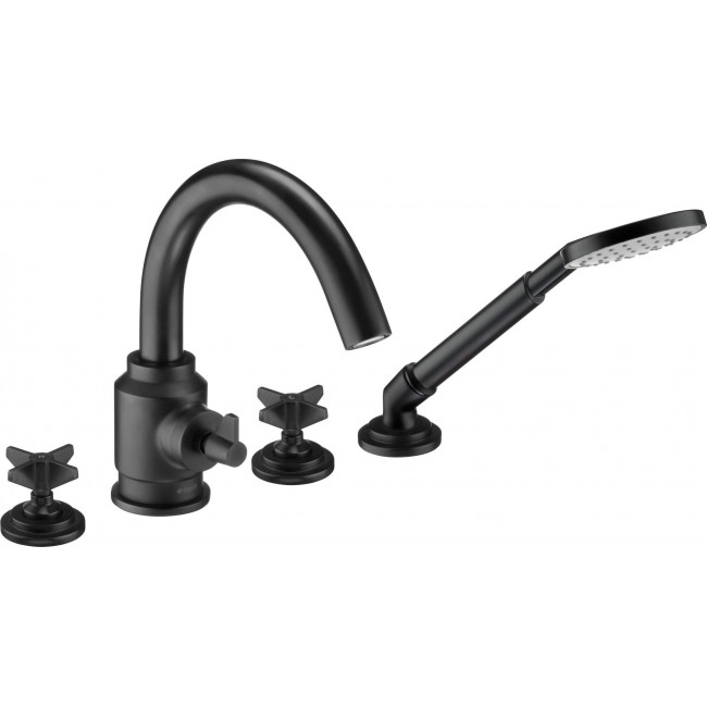 4-hole bathtub mixer with shower set 4-hole bathtub mixer with shower set