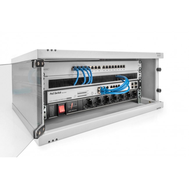 Wall-mounted network cabinet 19