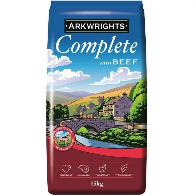 ARKWRIGHT Complete Beef - dry dog food - 15kg ARKWRIGHT Complete Beef - dry dog food - 15kg