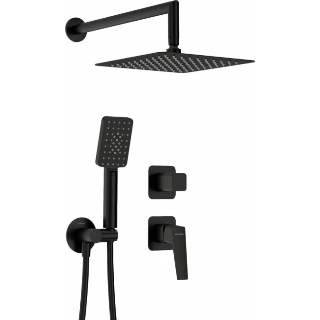 Concealed shower set