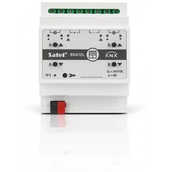 SATEL KNX 2-kana owy aktor aluzjowy 24V DC KNX-BSA12L