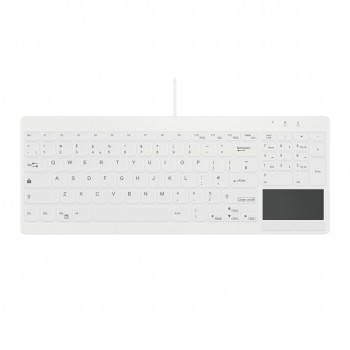 Contour Design Active Key Contour QuickClean Medical Keyboard IP68 Touchpad Compact Wired White UK C7412