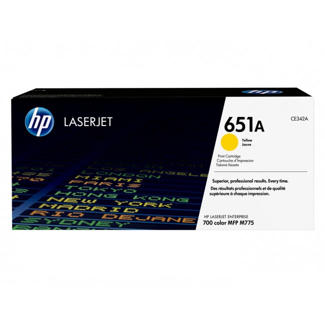 HP 651A Yellow Original LaserJet Toner Cartridge