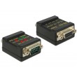DeLOCK 2xDB9 DB9 Black