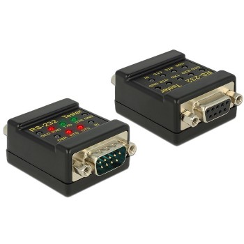 DeLOCK 2xDB9 DB9 Black