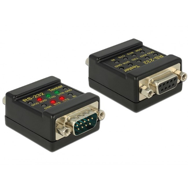 DeLOCK 2xDB9 DB9 Black