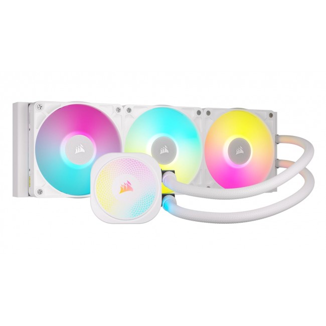 Corsair iCUE LINK TITAN RX RGB Processor All-in-one liquid cooler 12 cm White 1 pc(s) Corsair iCUE LINK TITAN RX RGB Processor All-in-one liquid cooler 12 cm White 1 pc(s)