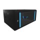 Extralink Rackmount cabinet 4U 600x450 Black wall mounted
