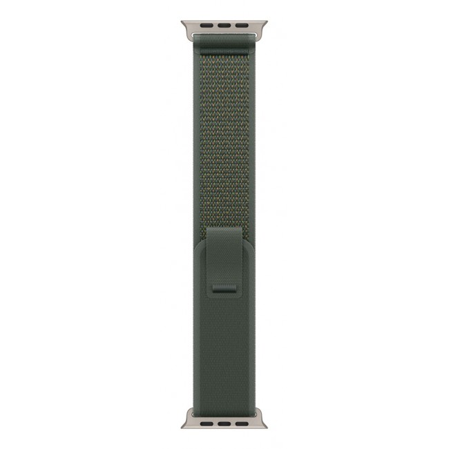 Apple 49mm Green Trail Loop - S/M - Natural Titanium Finish