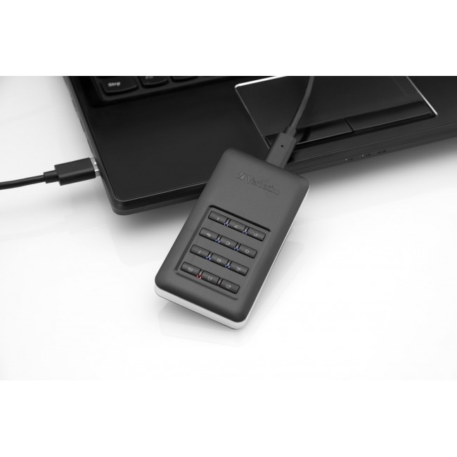 Verbatim Store 'n' Go Portable SSD with Keypad Access 256GB