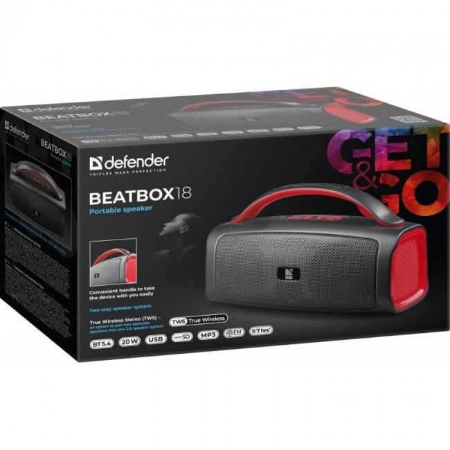 BLUETOOTH SPEAKER BEATBOX 18 20W