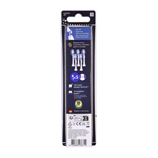 Philips Premium Gum Care HX9055/87 5-pack brush heads