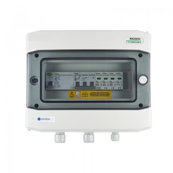Switchgear attached AC hermetic IP65 EMITTER with surge arrester AC Noark type 2, 40A 3-F, RCD type A 40A/300mA