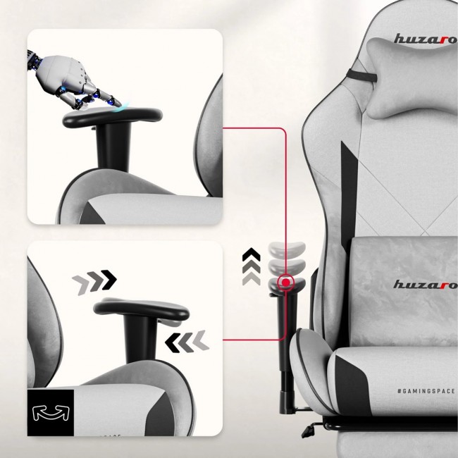 Huzaro Force 5.7 Grey Gaming Chair Huzaro Force 5.7 Grey Gaming Chair