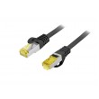 Equip Cat.6A S/FTP Outdoor Patch Cable, 40m, Black