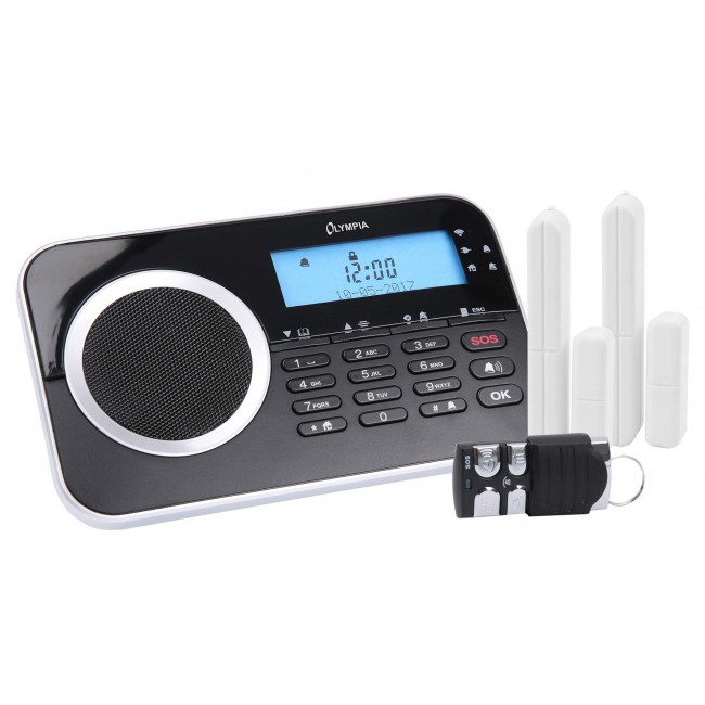 Olympia Protect 9730 security alarm system Black, White
