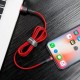 Baseus CALKLF-C09 lightning cable 2 m Red