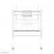 Neomounts FL50-525WH1 TV trolley 55-86 Neomounts FL50-525WH1 TV trolley 55-86