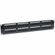 Intellinet Patch Panel, Cat5e, UTP, 48-Port, 2U, Black Intellinet Patch Panel, Cat5e, UTP, 48-Port, 2U, Black