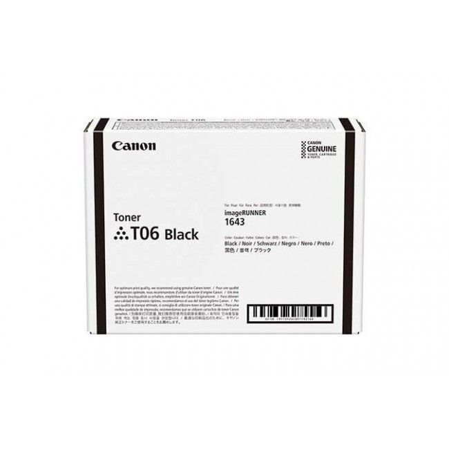 Canon T06 toner cartridge 1 pc(s) Original Black Canon T06 toner cartridge 1 pc(s) Original Black