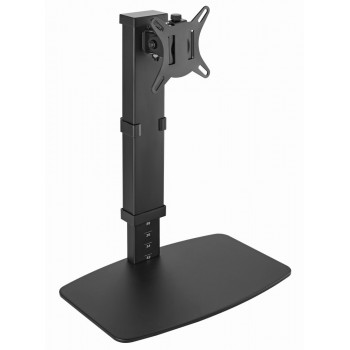 Gembird MS-D1ST-02 Height adjustable full-motion monitor desk stand, 17