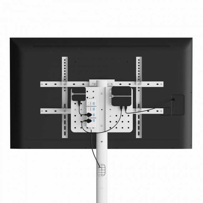 Gembird TVS-86TR-01-W TV floor stand, 37