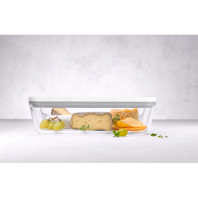 ZWILLING Fresh & Save Rectangular Container 2 L Transparent, White 1 pc(s) ZWILLING Fresh & Save Rectangular Container 2 L Transparent, White 1 pc(s)