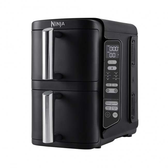 Ninja SL300EU fryer Double 7.6 L Stand-alone 2470 W Low fat fryer Black
