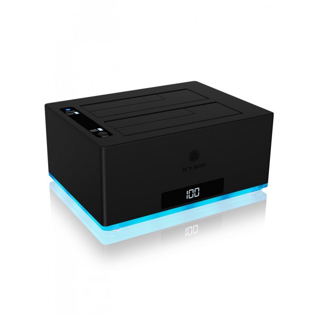 ICY BOX IB-127CL-U3 USB 3.2 Gen 1 (3.1 Gen 1) Type-B Black