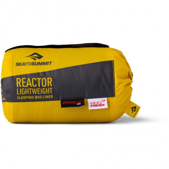 SEA TO SUMMIT Reactor Lightweight Liner Regular sleeping bag liner, pewter SEA TO SUMMIT Reactor Lightweight Liner Regular sleeping bag liner, pewter