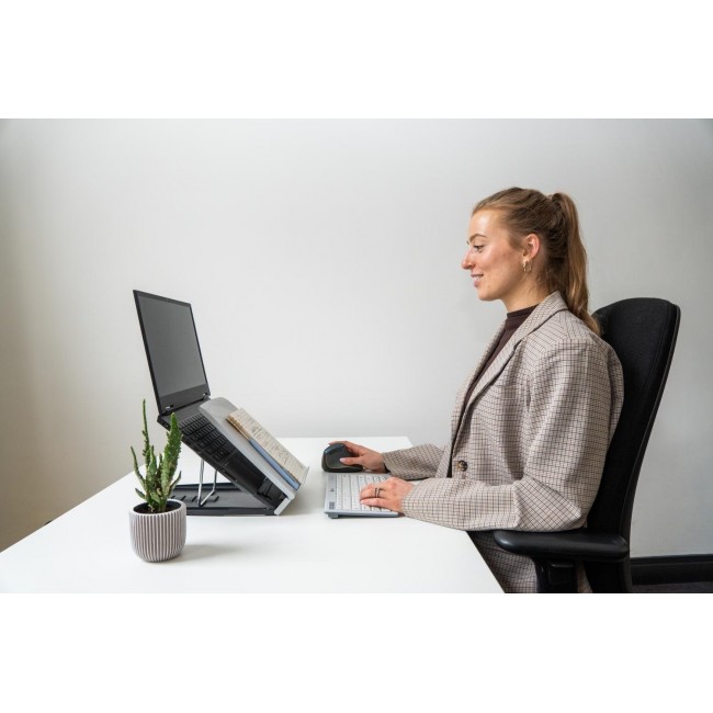 BakkerElkhuizen Ergo-Q 330 Circular Laptop stand Black, Gray 17