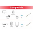 Equip Cat.6A Platinum S/FTP Patch Cable, Grey, 3.0m, 5pcs/set