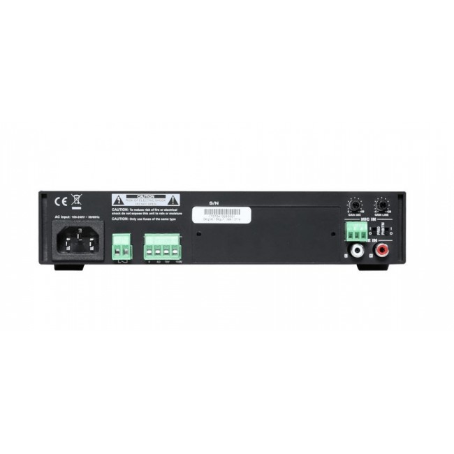 AUDAC COM104 Public Address Amplifier 40W @70/100V/ Black