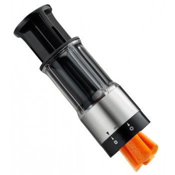 GEFU FLEXICUT shaped food cutter Black, Grey, Transparent Plastic, Stainless steel