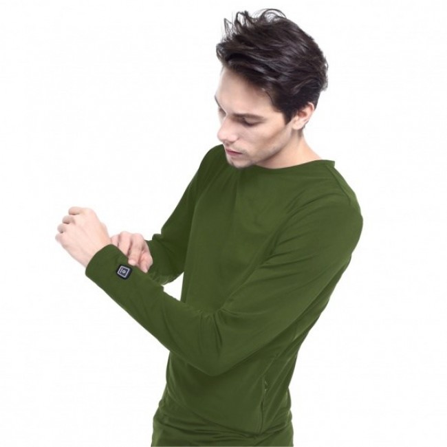 Glovii GJ1CXL shirt/top T-shirt Crew neck Long sleeve Elastane, Polyester