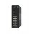 LevelOne Hilbert 10-Port Industrial Gigabit PoE Smart Lite Switch, 2 x SFP, 8 PoE Outputs, 802.3at/af PoE