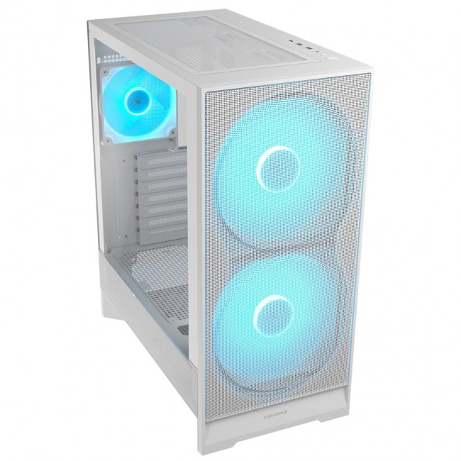 COUGAR Midi Tower Case, Airface 180, ARGB, White
