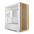 Sharkoon REBEL C70G RGB Full Tower White, Wood