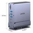 UNITEK D1135AGY01 laptop dock/port replicator Docking USB 3.2 Gen 1 (3.1 Gen 1) Type-C Grey