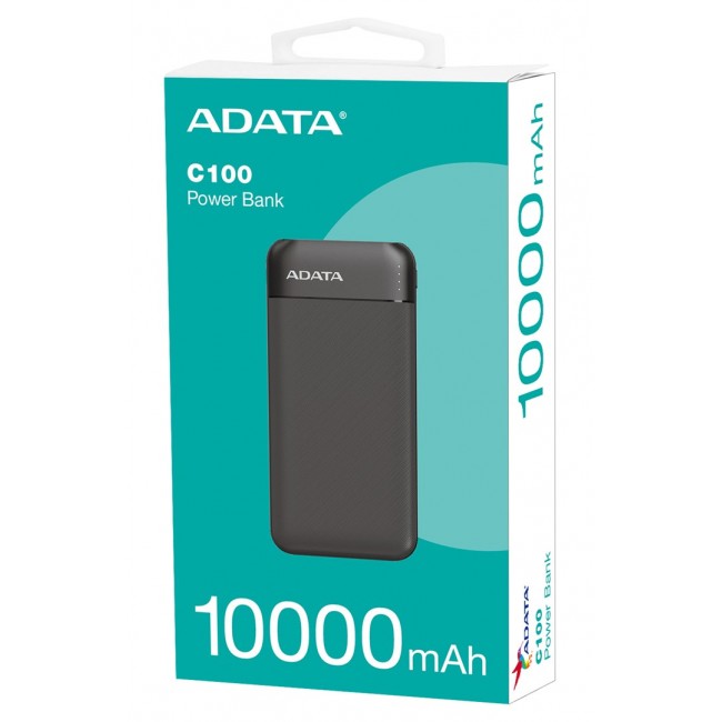 ADATA C100 Lithium Polymer (LiPo) 10000 mAh Black